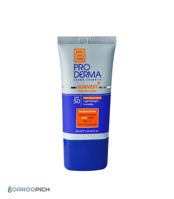 کرم ضدآفتاب مخصوص آقایان SPF50 پرودرما