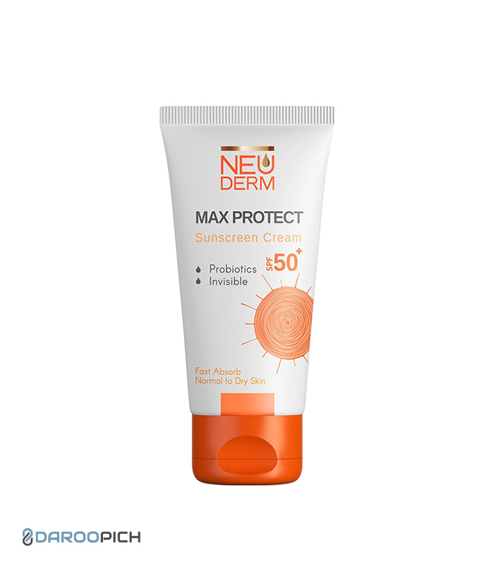 کـرم ضد آفتاب مکس پروتکت SPF 50 بی رنگ نئودرم