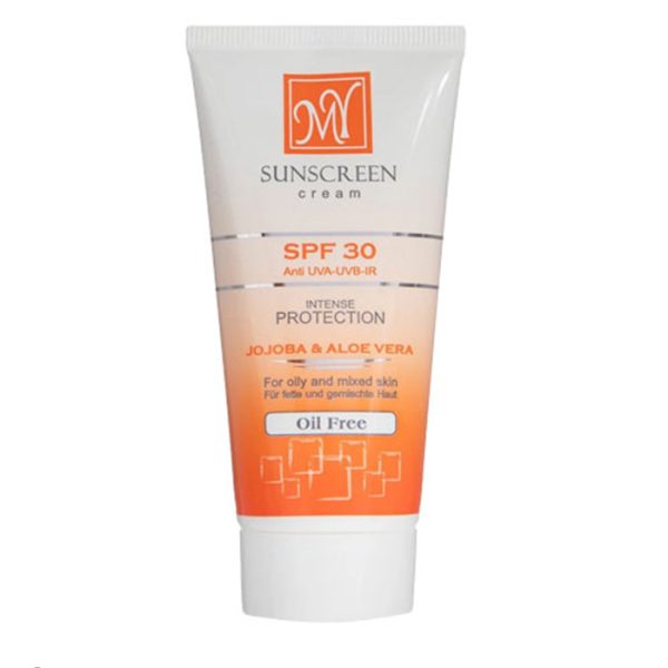 کرم ضد آفتاب فاقد چربی بدون رنگ SPF 30 مای