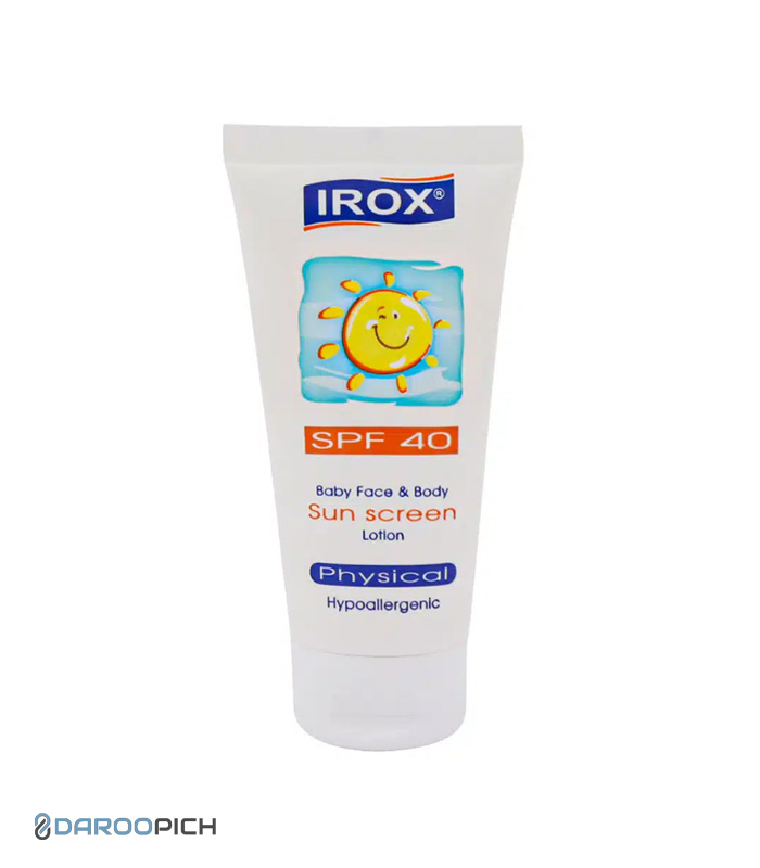 لوسیون ضد آفتاب کودکان ایروکس SPF40