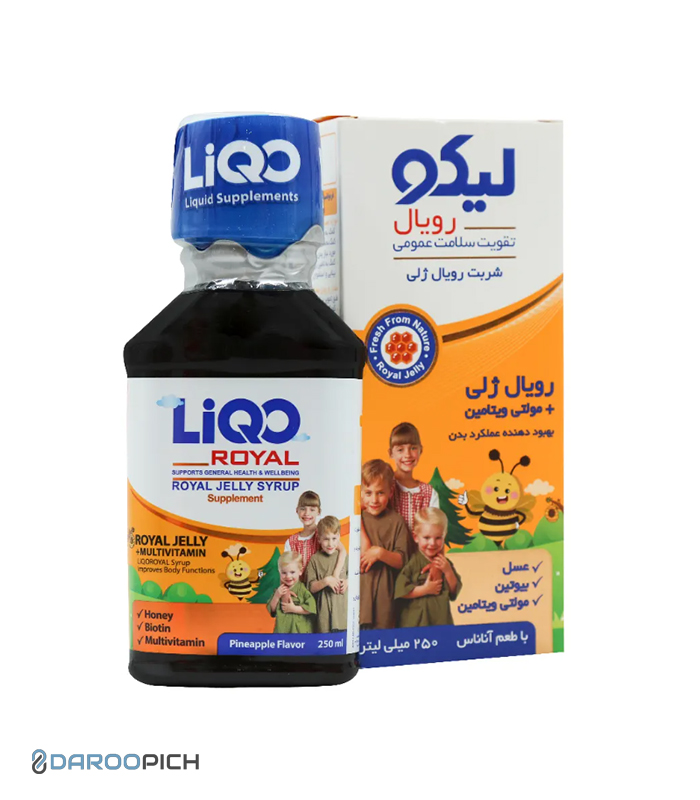 شربت لیکو رویال ژلی ابیان فارمد 250 میلی لیتر