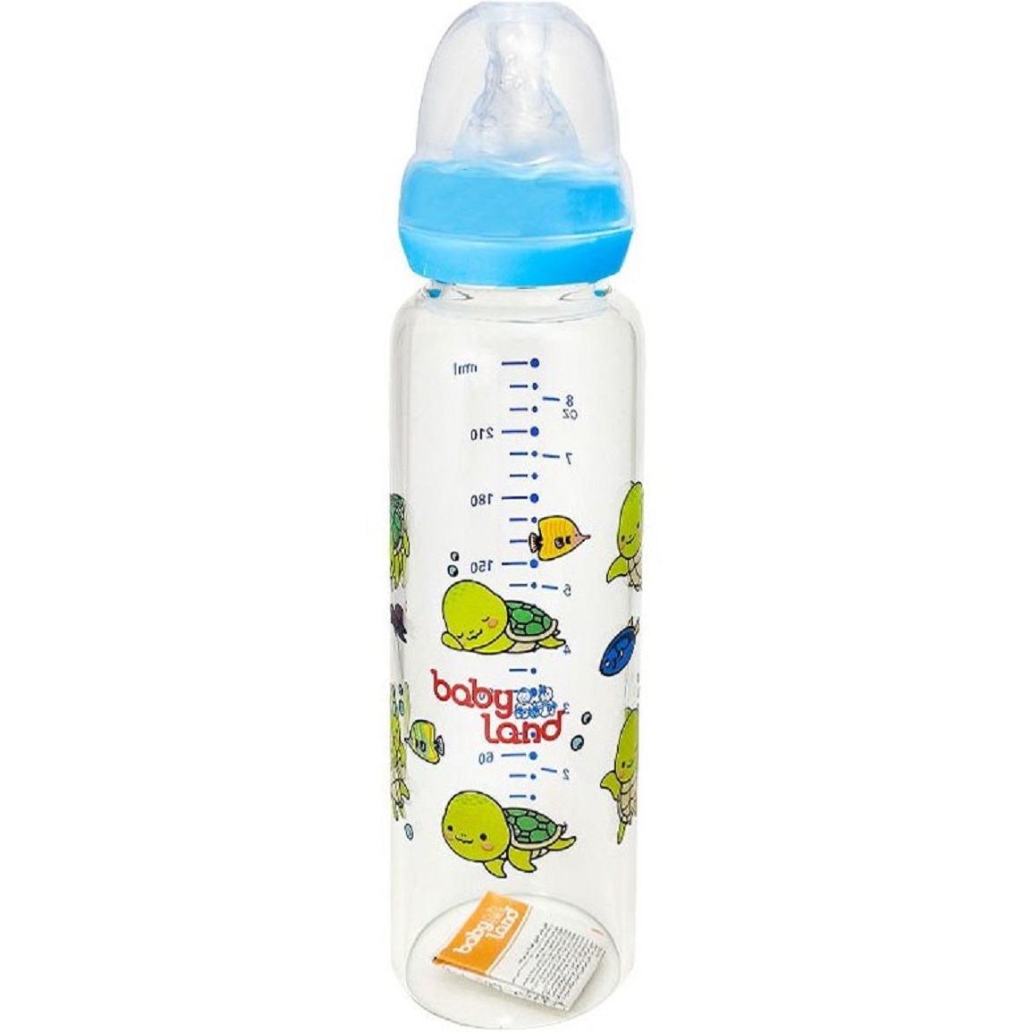 بیبی لند شیرخوری پیرکس کلاسیک ارتودنسی 240 میلی آبی کد 471