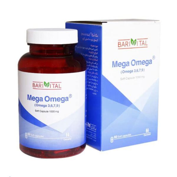 سافت ژل مگا امگا 1000 میلی گرم 9 7 6 3 باریویتال
