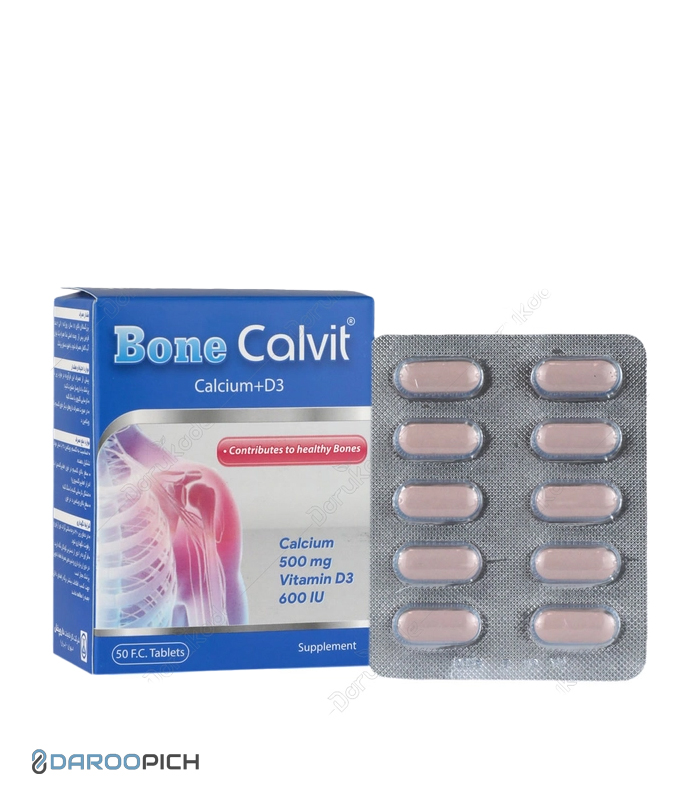 قرص بن کالویت (کلسیم 500 میلی گرم + D3 600 واحد)
