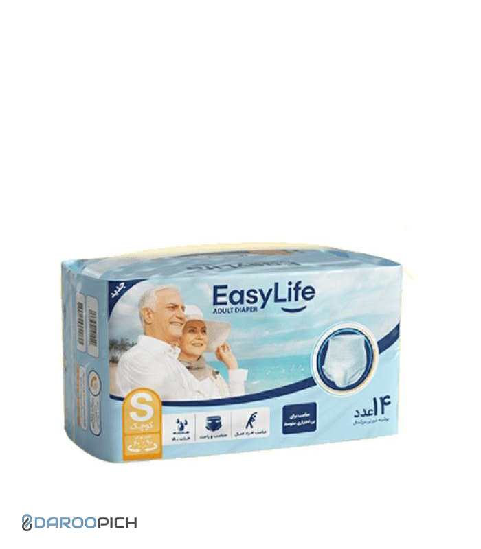 ایزی لایف پوشک شورتی بزرگسال بسته 14 عددی سایز کوچک