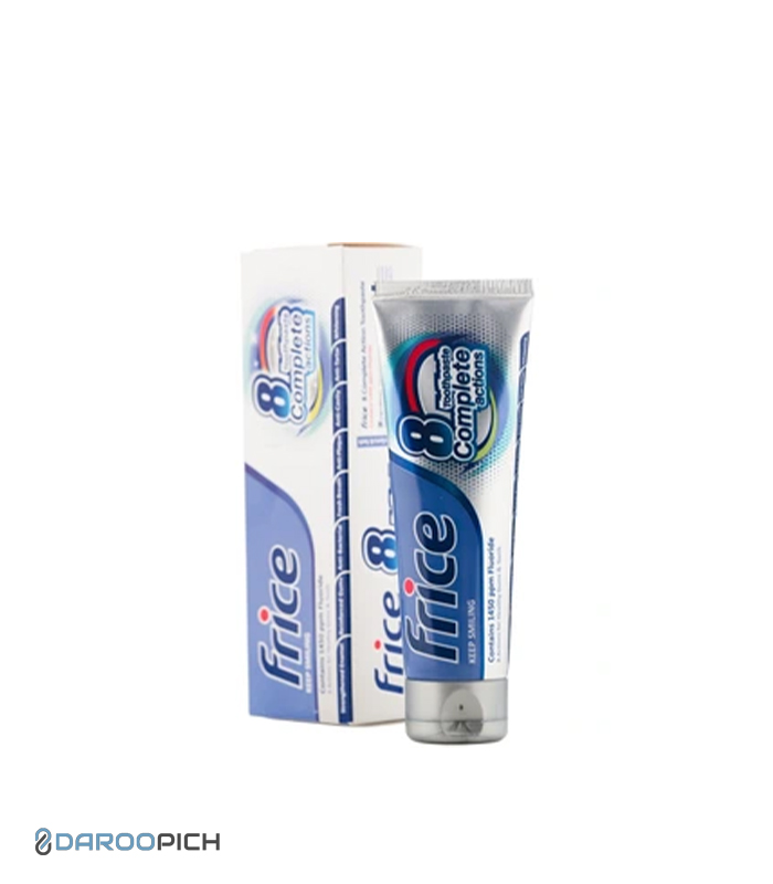 فریس خمیر دندان کامل با عملکرد 8 گانه 120 گرم